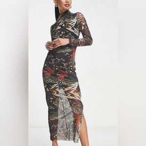 All Saints print dress - brand new with tags